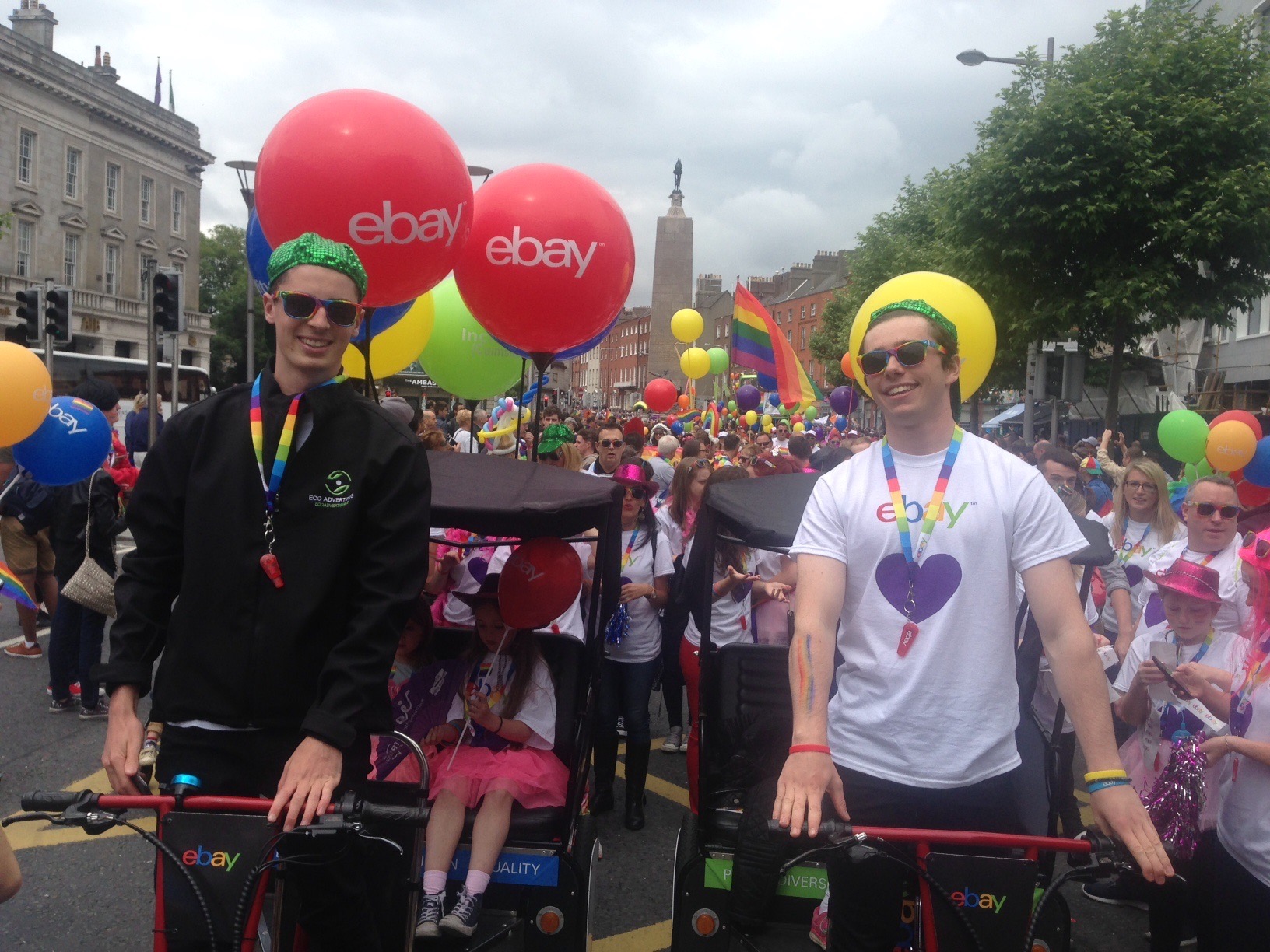 eBay Pride rickshaws